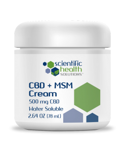 MSM Cream With 500mg Water Soluble CBD